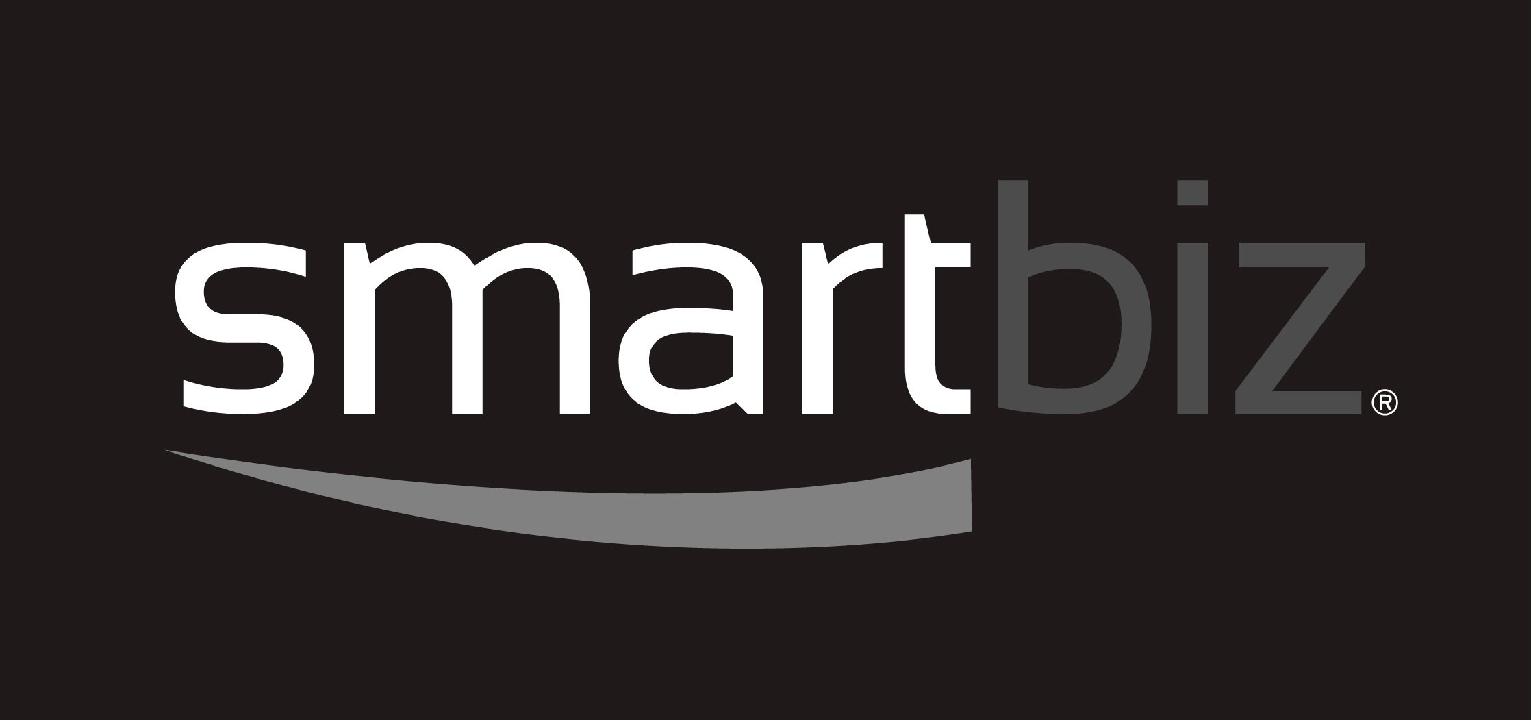 SmartBiz_LOGOS_ALL (3)_Logo Grayscale Reversed